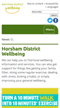 Mobile Screenshot of horsham.westsussexwellbeing.org.uk